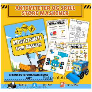 Aktivitetshefte- "store maskiner"