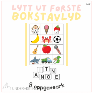 Lytt ut første bokstavlyd