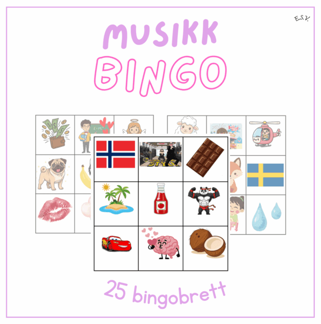 Musikkbingo (bilder)