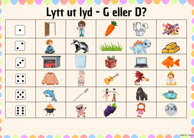 Lytt ut lyd - G eller D?