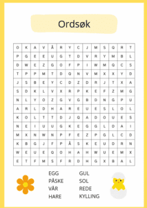 Ordsøk: påske