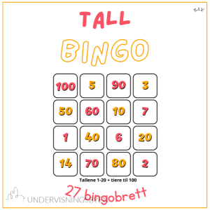 Tall bingo
