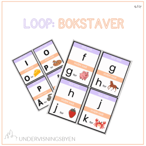 Loop: små og store bokstaver