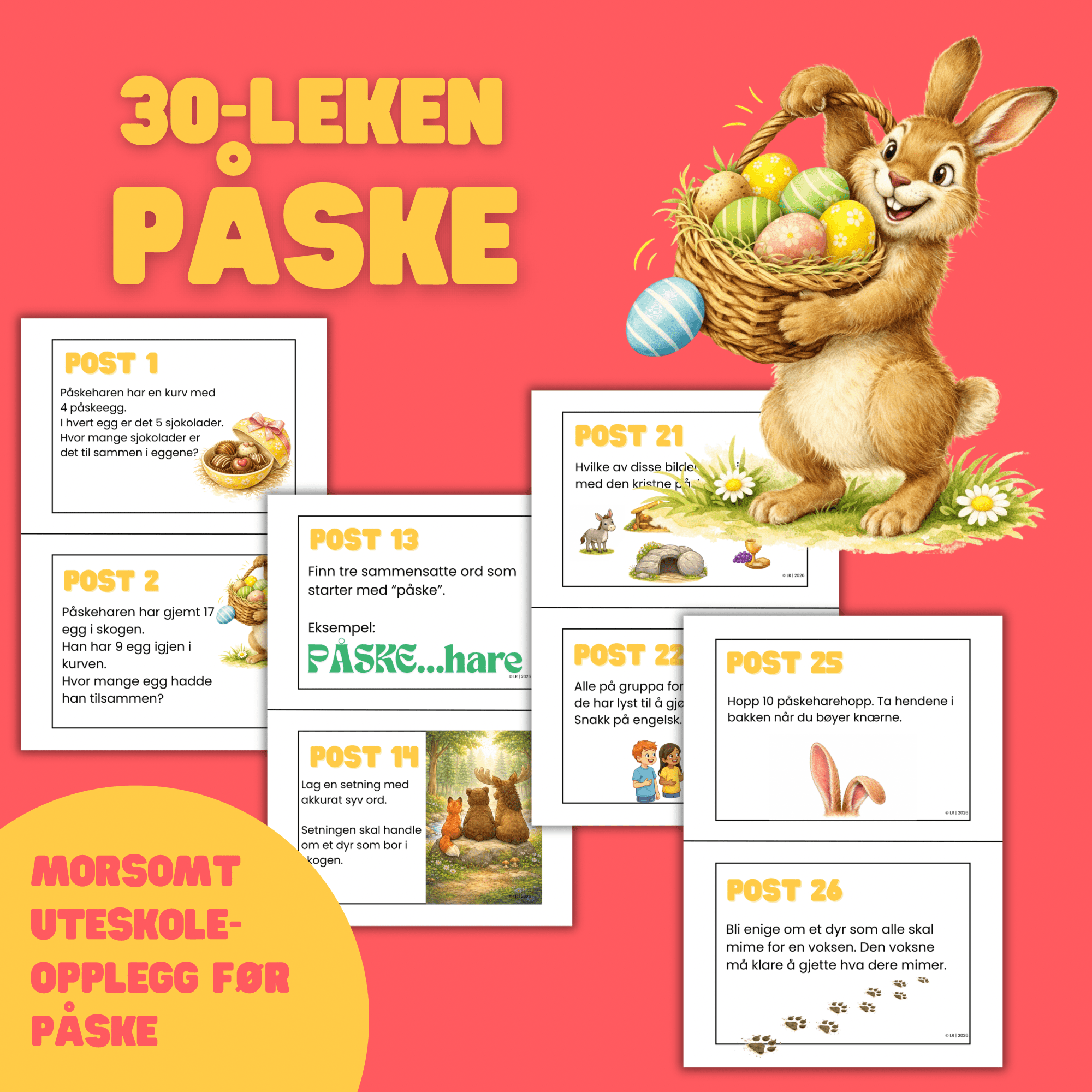 30-leken, PÅSKE UTESKOLE 2026