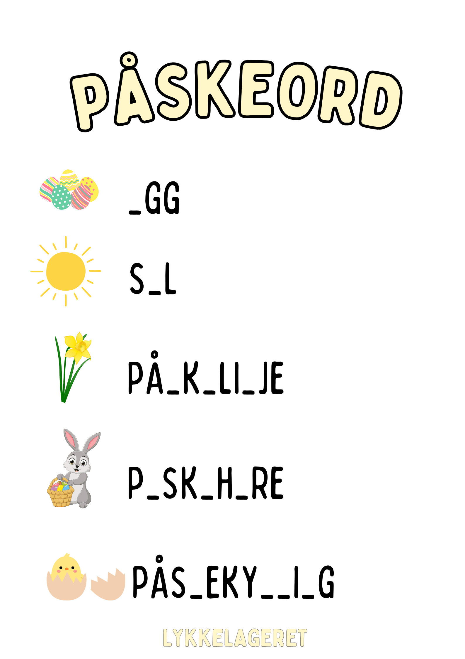 PÅSKEHEFTE - Bilde 5