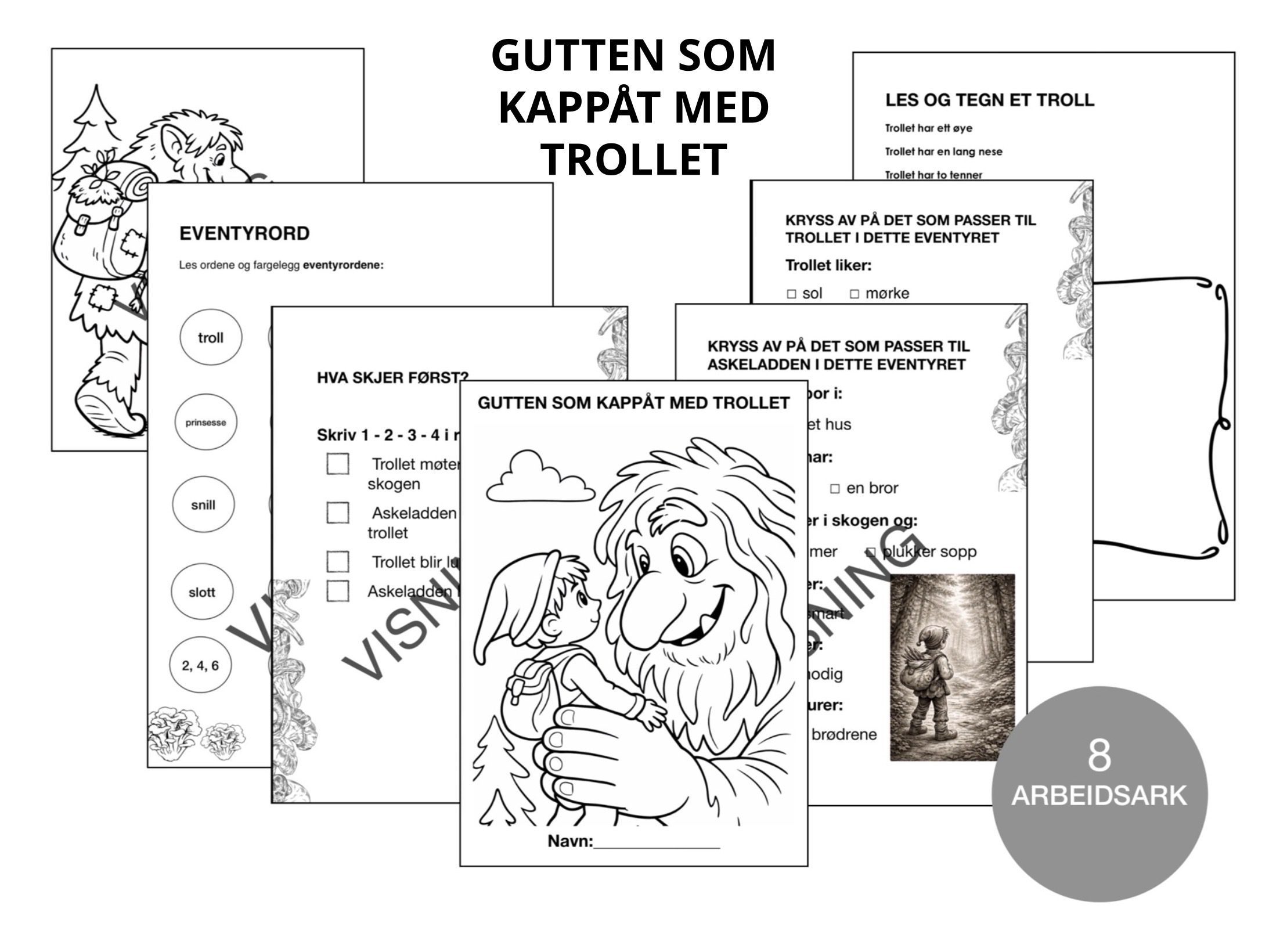 Eventyr: Gutten som kappåt med trollet