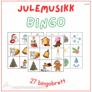 Musikkbingo: jul (bilder)