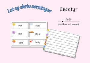 Let og skriv setninger - Eventyr