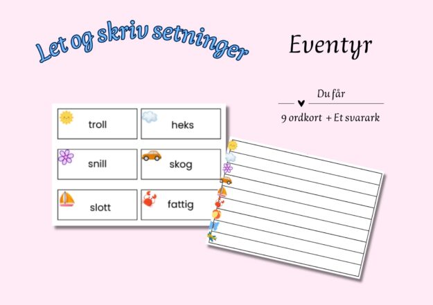 Let og skriv setninger - Eventyr