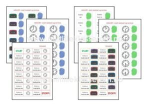 Klokkespill - MEMORY og DOMINO