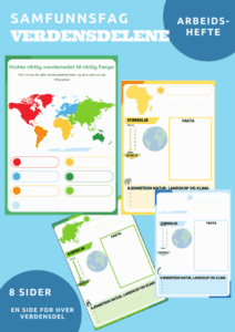 Arbeidshefte verdensdelene