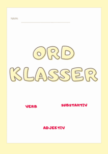 Ordklasser