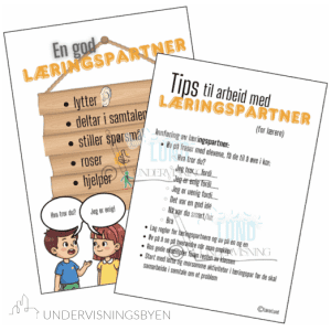 Plakat læringspartnere