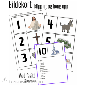 Let og skriv påskefortellingen
