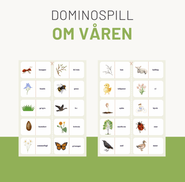 Dominospill om våren