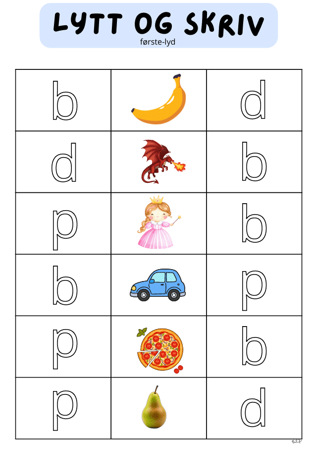 BDP lytt og skriv - Bilde 3