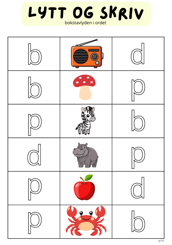 BDP lytt og skriv - Bilde 2