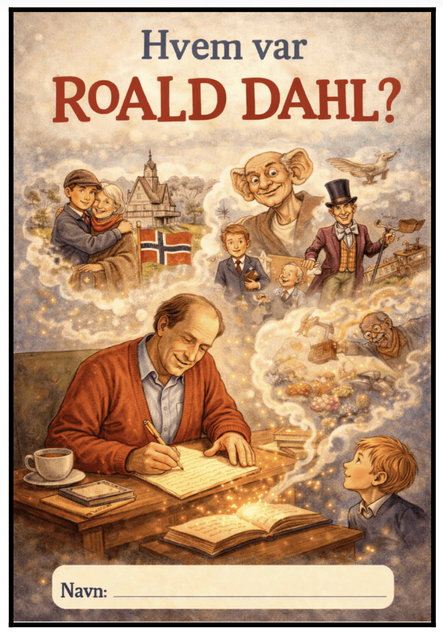 Hvem var Roald Dahl? -BM - 21 sider - ca 4.-6.trinn