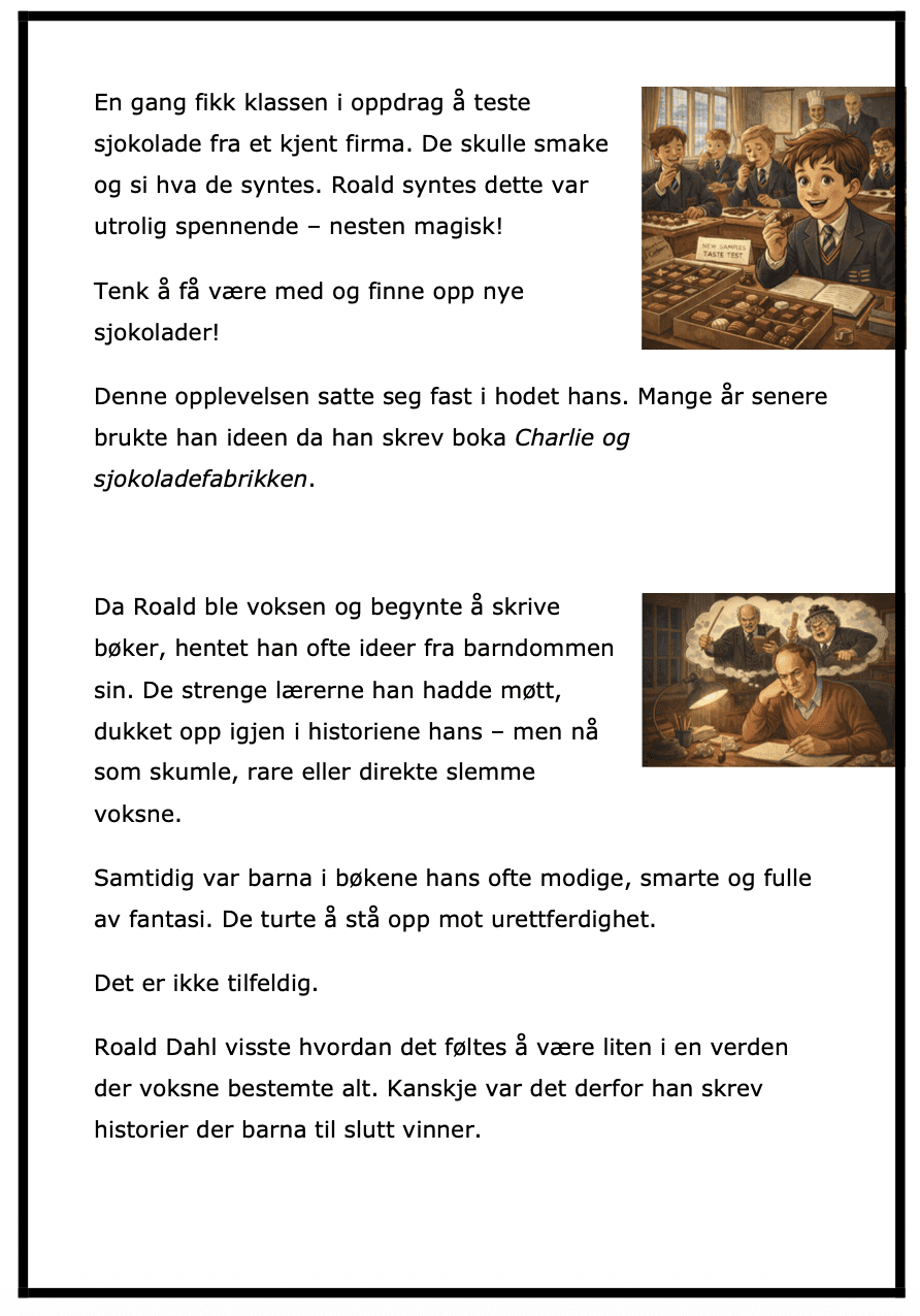 Hvem var Roald Dahl? -BM - 21 sider - ca 4.-6.trinn - Bilde 2