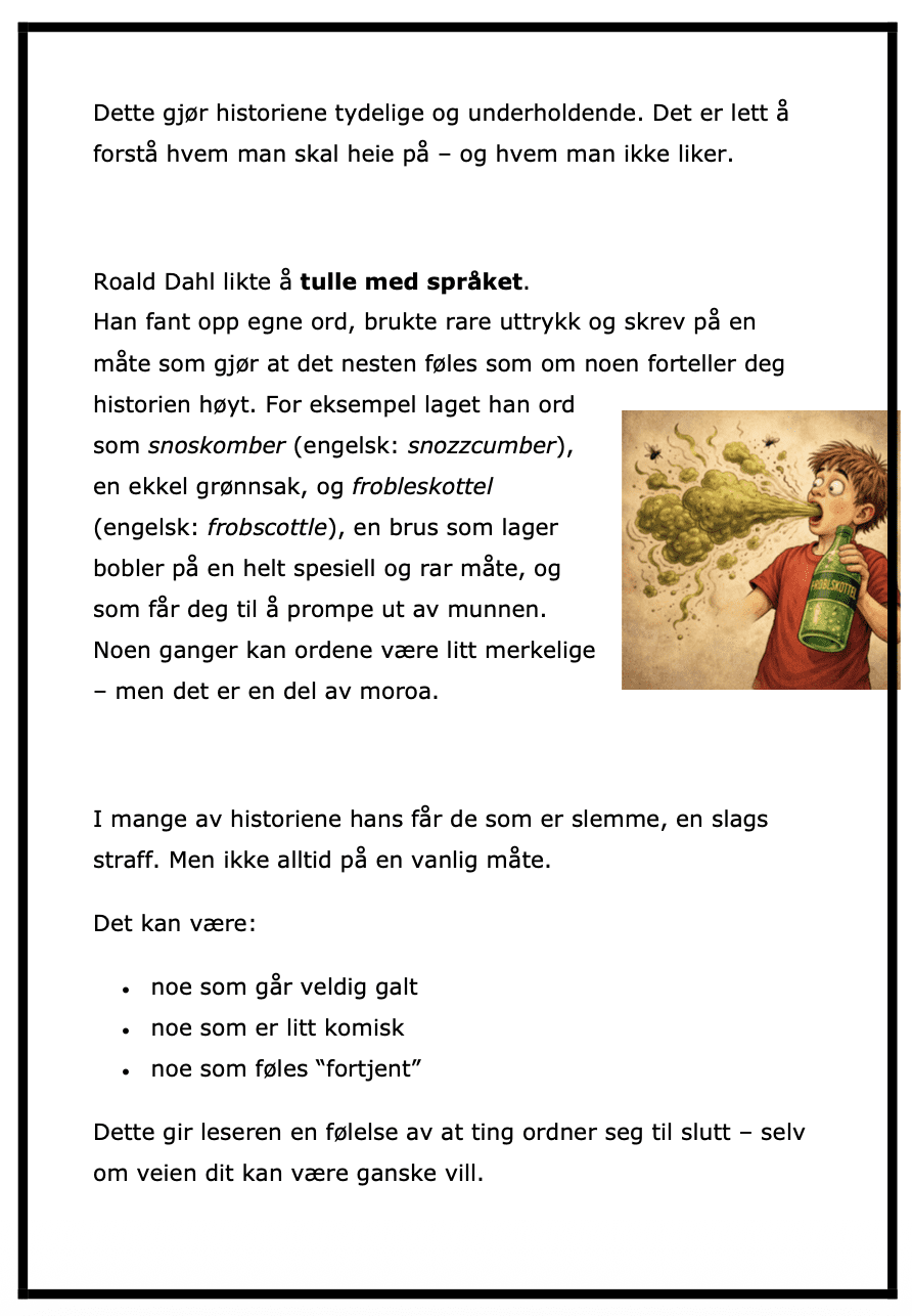 Hvem var Roald Dahl? -BM - 21 sider - ca 4.-6.trinn - Bilde 3