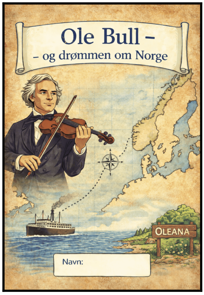 Ole Bull og drømmen om Norge - BM - 12 sider - ca 5.-6.trinn