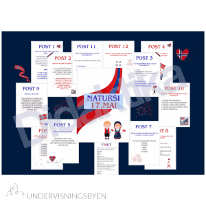 17. mai natursti – For mellomtrinnet