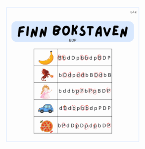 BDP finn bokstaven