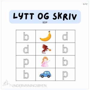 BDP lytt og skriv