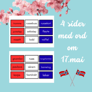 Ordkort om 17.mai