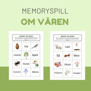 Memoryspill om våren