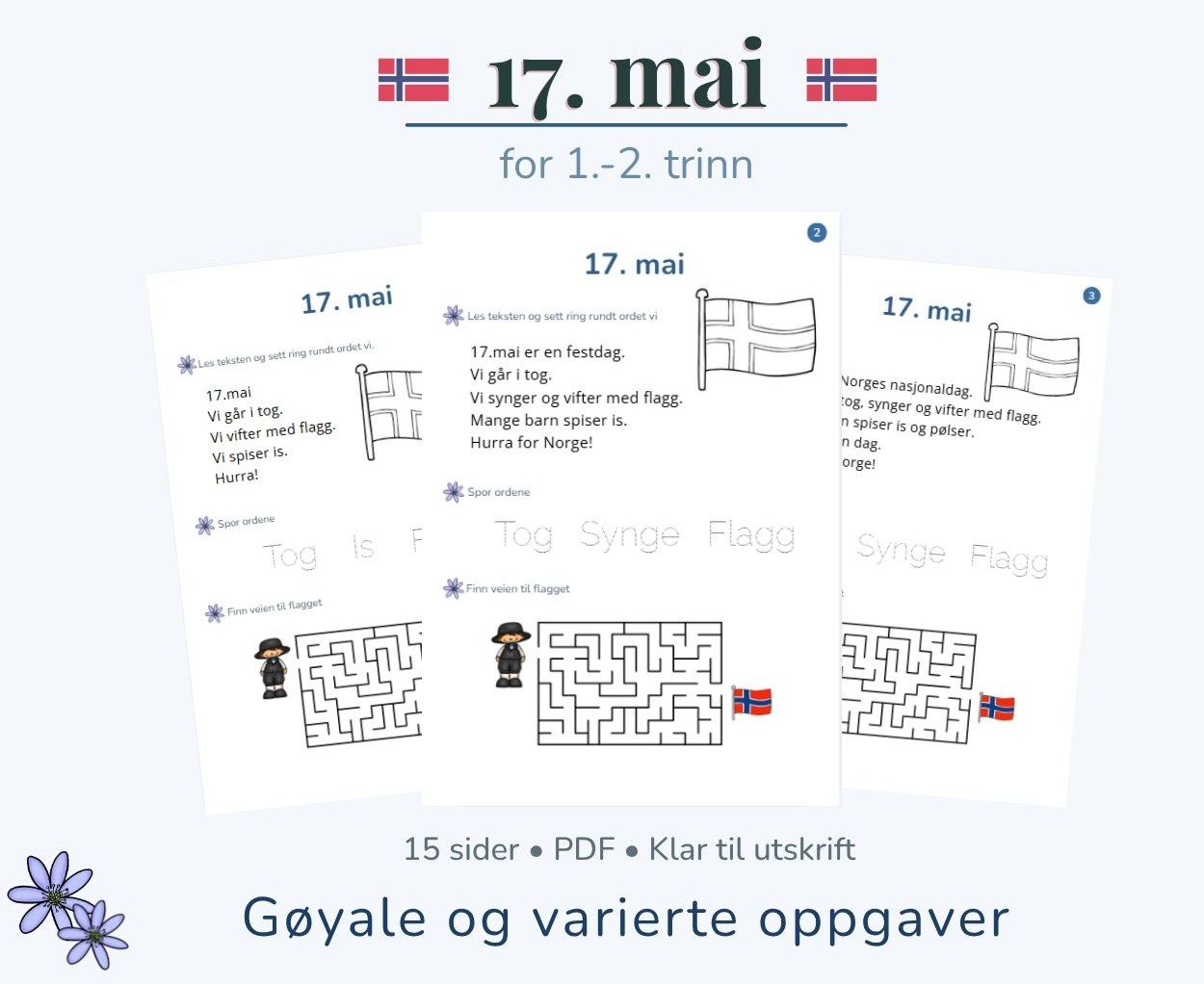 17. mai-hefte for 1.-2. trinn - Bilde 2