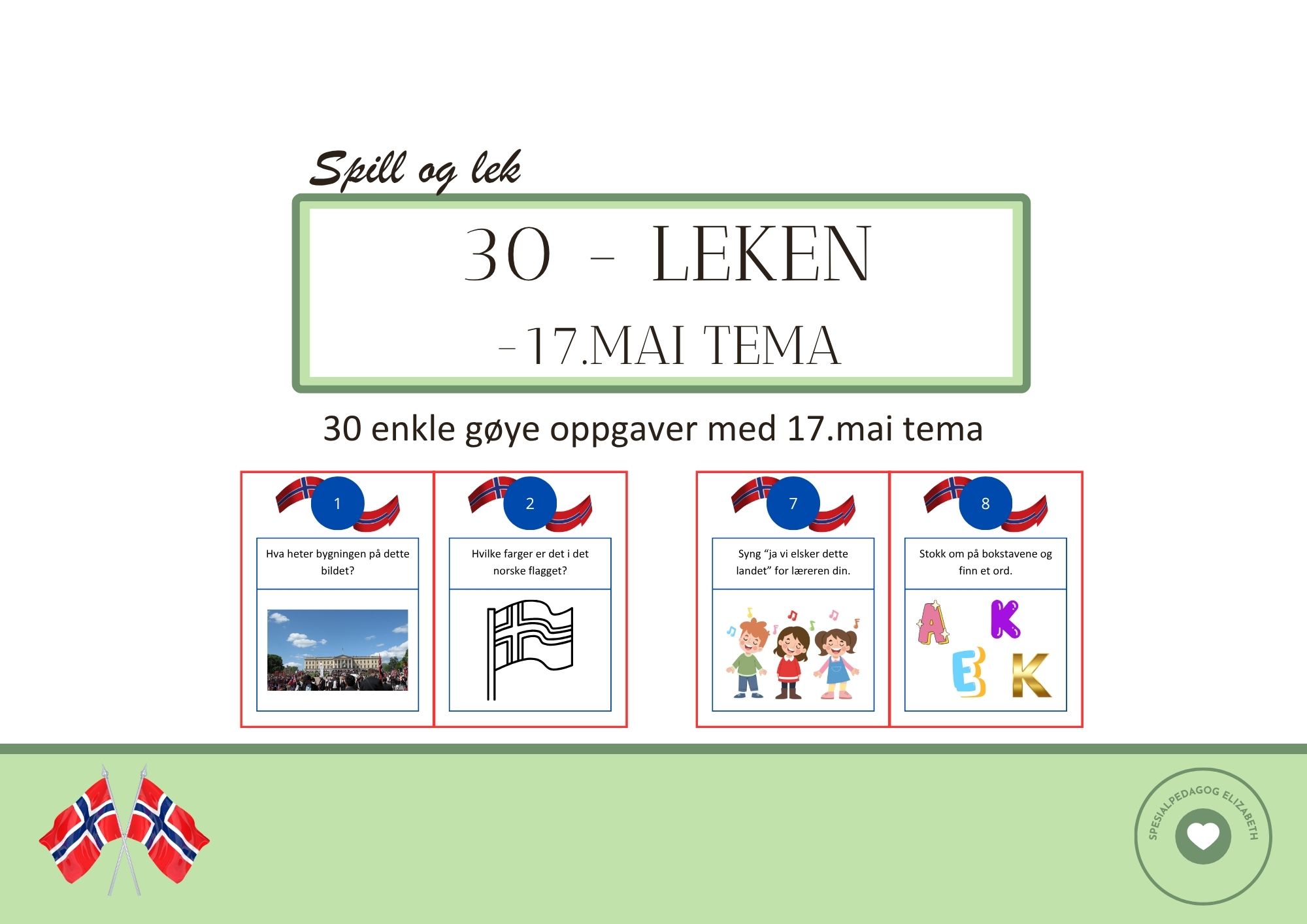 30 - leken med 17.mai tema