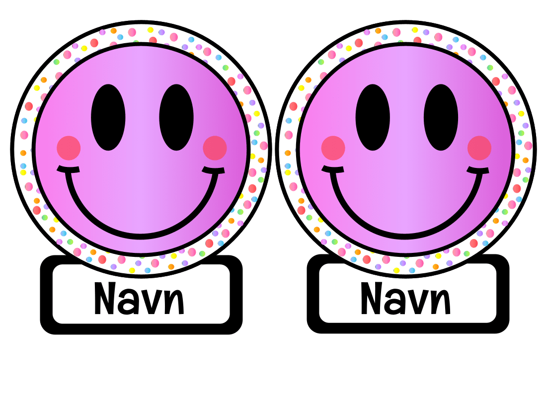 Fargerike navnelapper - Bilde 3