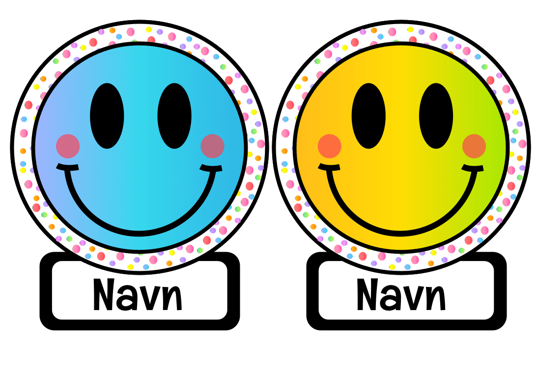Fargerike navnelapper - Bilde 6