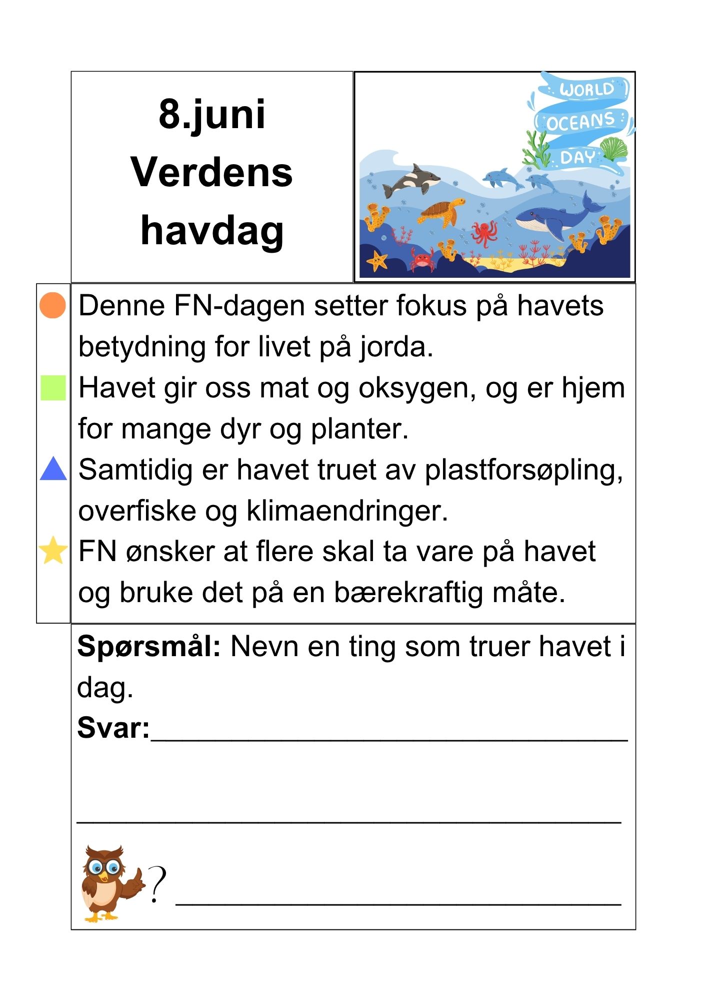Juni måned - faktatekster om merkedager og kulturelle- og religiøse hendelser + små oppgaver - Bilde 9