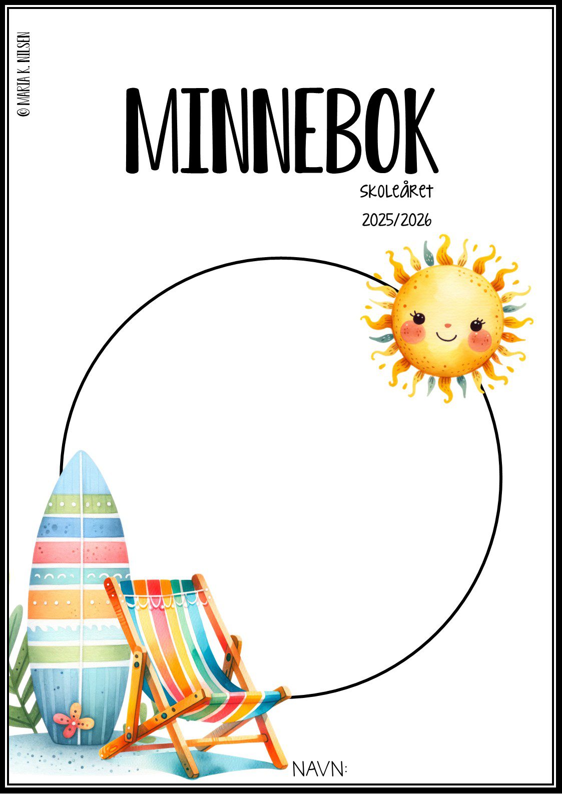 Mitt skoleår 25/26 Minnebok
