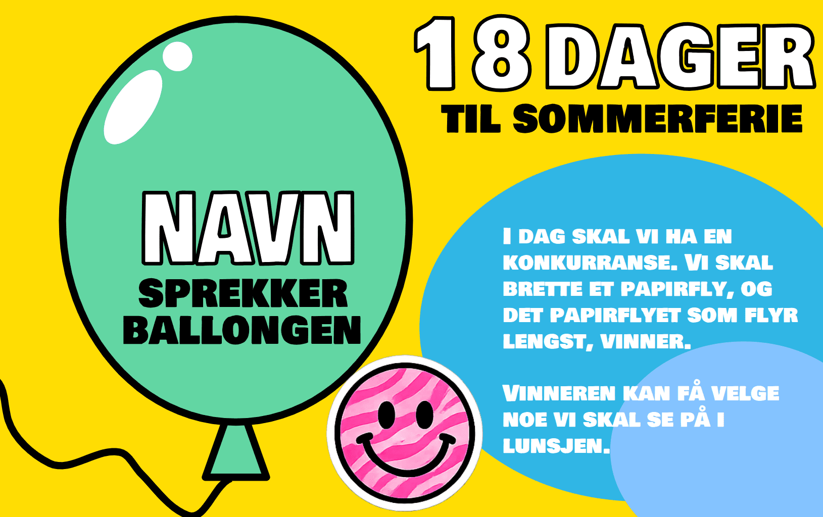 Nedtelling til sommerferie - Bilde 3