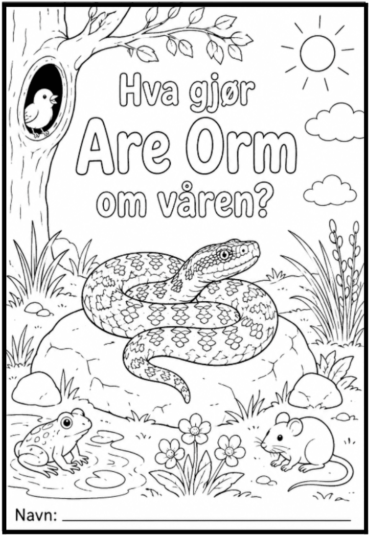 Hva gjør Are Orm om våren? - BM- 13 sider - sakprosatekst- ca 3.trinn