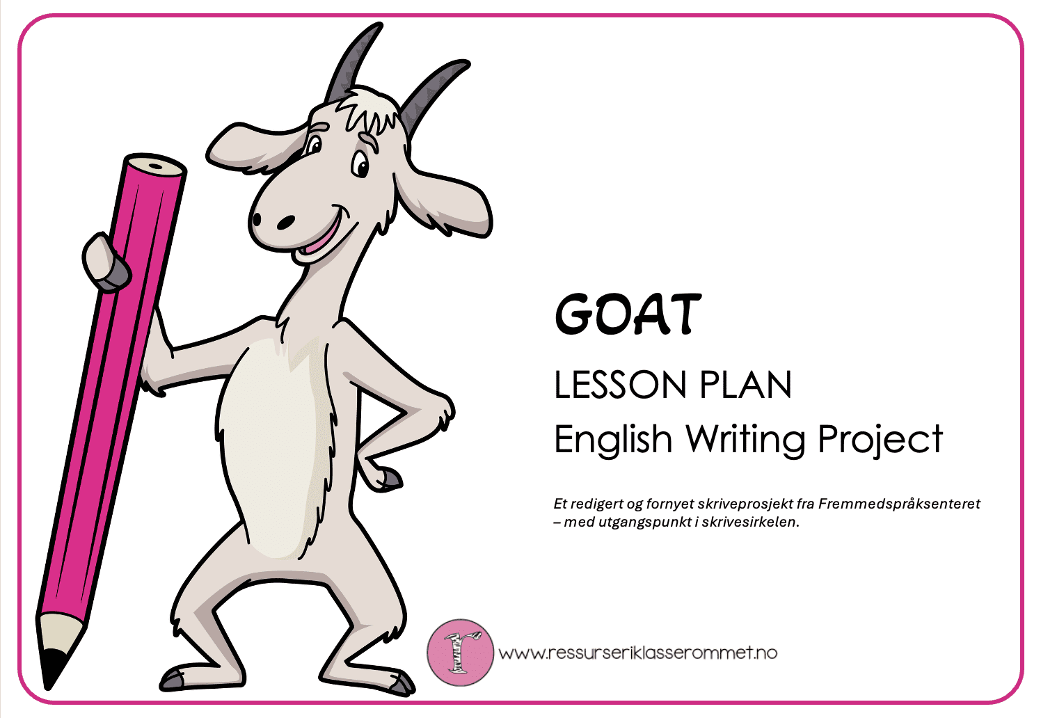 GOAT - et engelsk skriveprosjekt