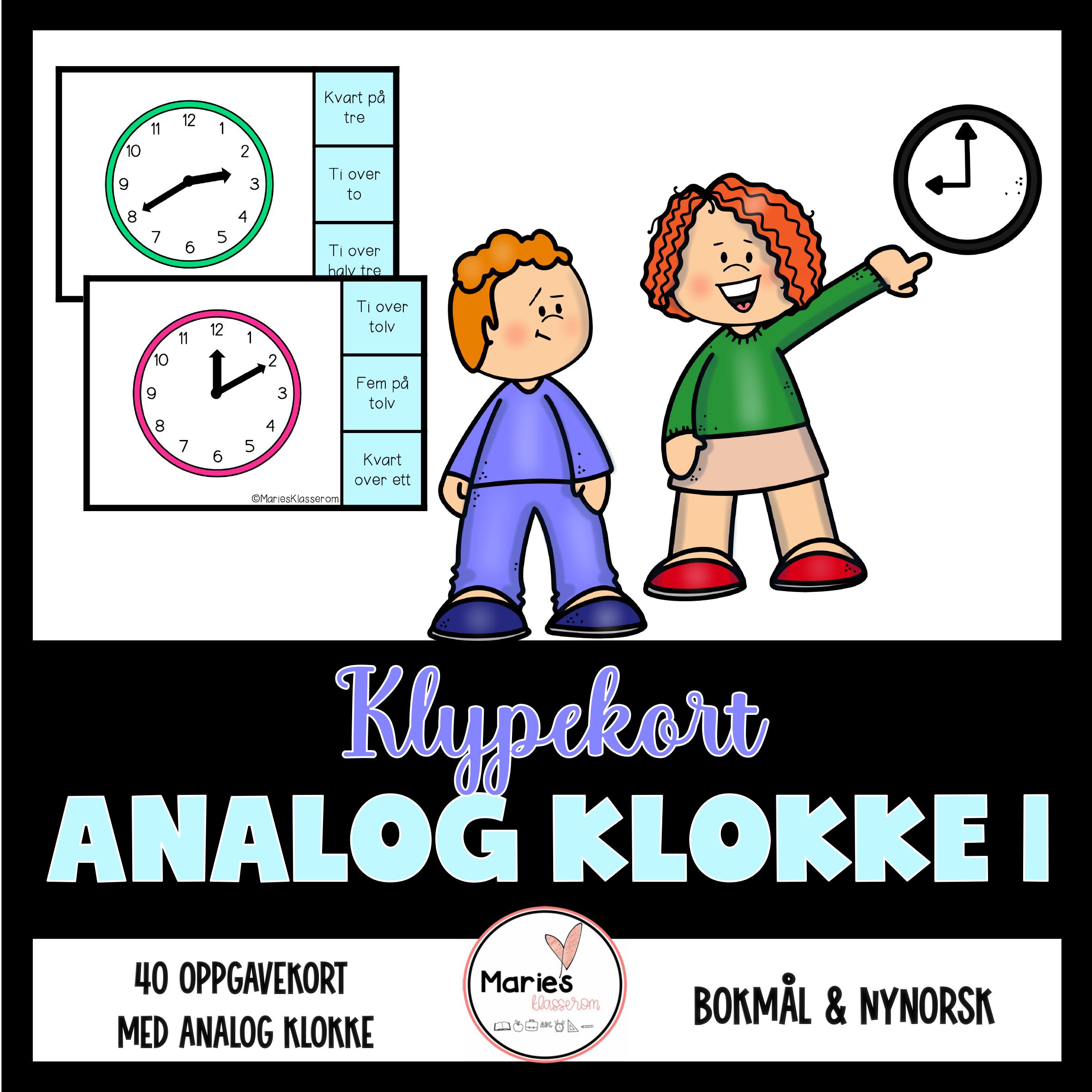 ANALOG KLOKKE 1