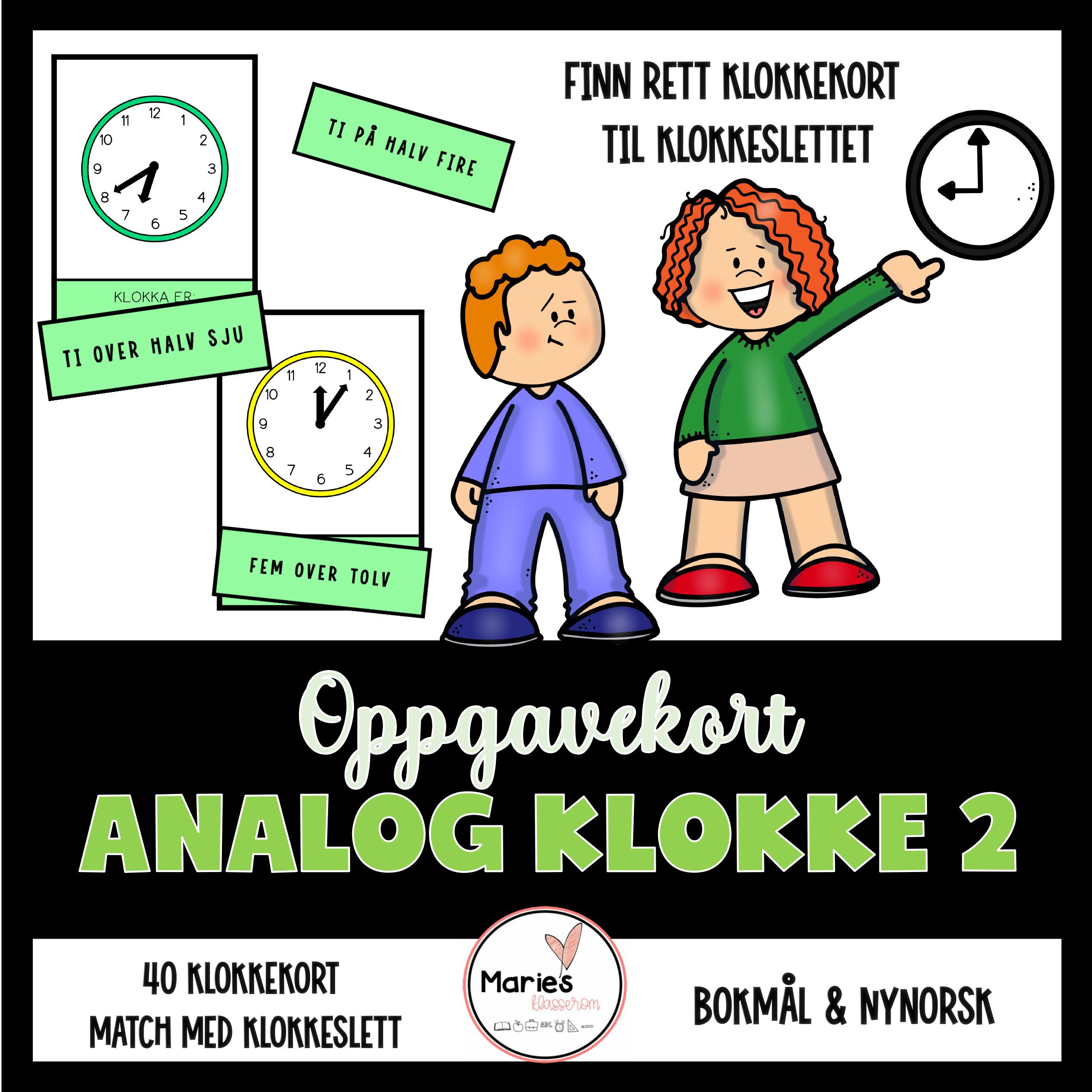 ANALOG KLOKKE 2