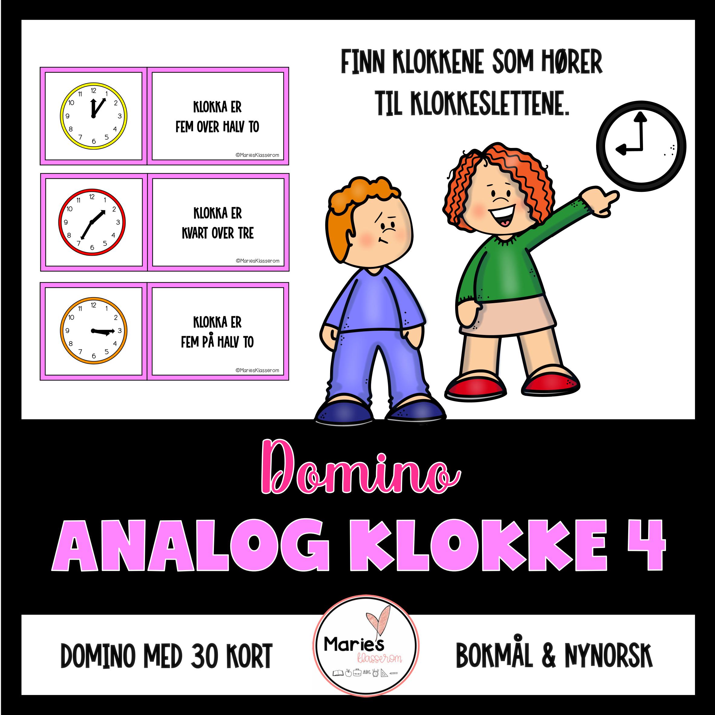 ANALOG KLOKKE 4