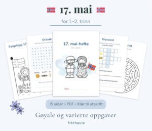 17. mai-hefte for 1.-2. trinn