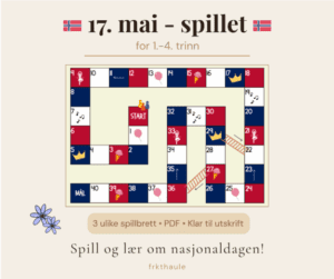 17. mai-spillet: Les, gjør og lær!