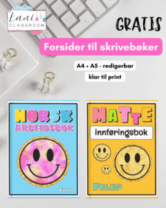 Forsider til skrivebøker
