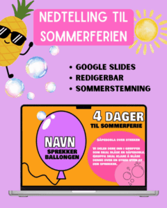 Nedtelling til sommerferie