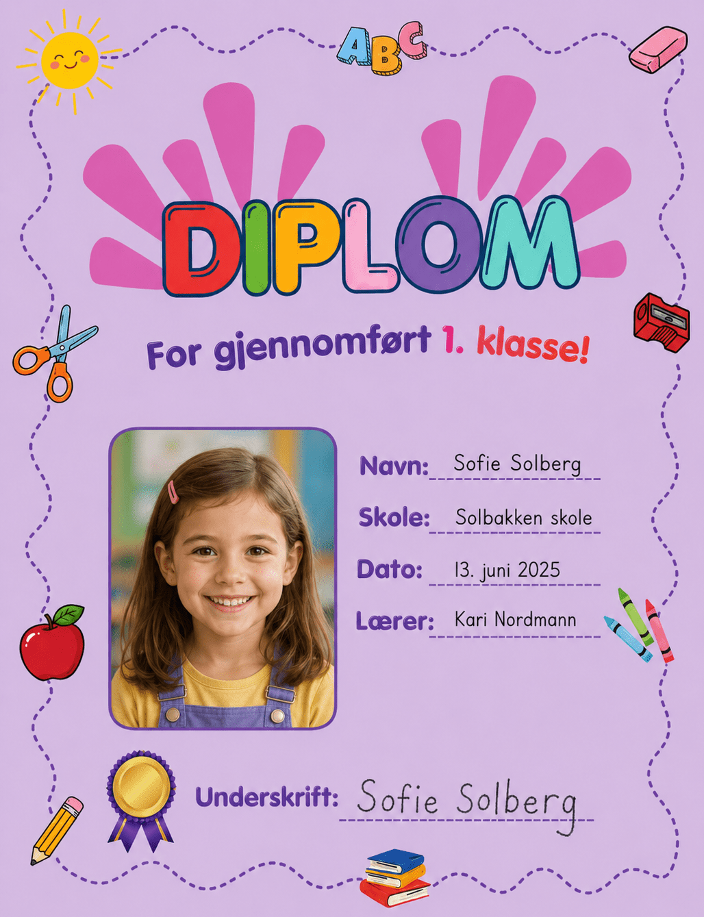 Diplom 1. trinn - Bilde 2