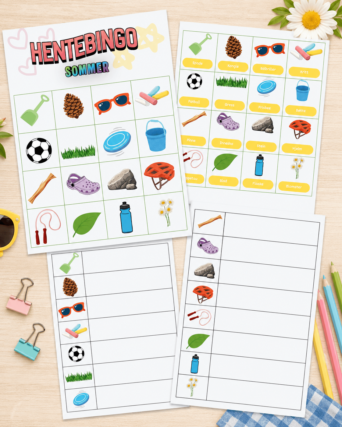 Hentebingo Sommer - Bilde 2