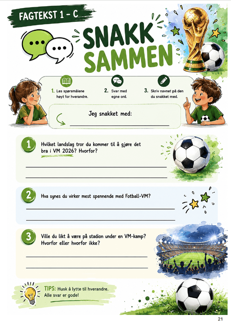 Klasselesekurs Fotball-VM 26 - Bilde 6