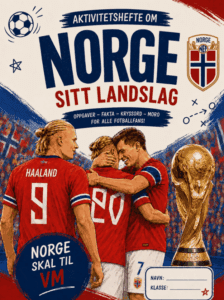 Aktivitetshefte om Norge sitt landslag